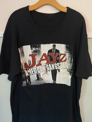 Vintage Jay-z Tee American Gangster T-shirt Size S to 5XL SU35