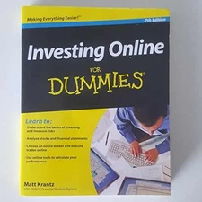 Investing Online For Dummies - Paperback, by Krantz Matt - Good