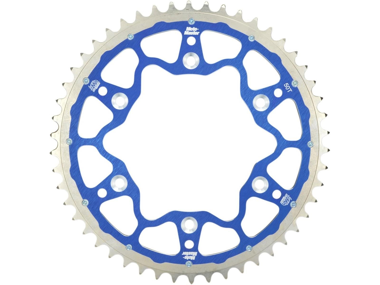 MOTO MASTER Stealth Fusion Sprocket Fits KTM SX85 Blue 49 Teeth