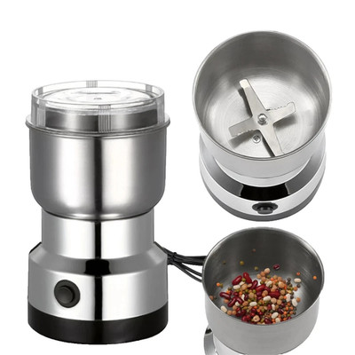 Electric Coffee Bean Grinder Nut Seed Herb Grind Spice Crusher Mill Blender NEW