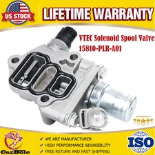 15810-PLR-A01 VTEC Solenoid Spool Valve For 2001 2002 2003~2005 Honda Civic 1.7L