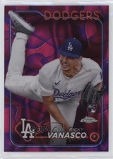 2024 Chrome Update Magenta & Purple Lava Lamp Refractor /299 Ricky Vanasco 14md