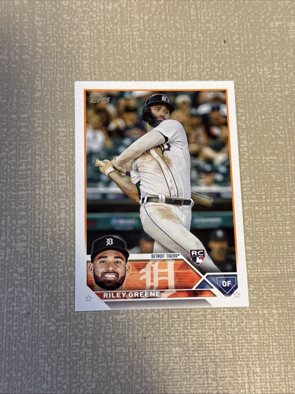 2023 Topps Series 1 Riley Greene #31 Tigers RC Rookie Card