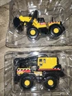 Vintage Maisto Hasbro Tonka Mini Mighty 728 Front End Loader and 758 Excavator