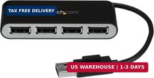 StarTech 4-Port USB 2.0 Hub, USB Powered, Travel, 480Mbps ST4200MINI2 Portab