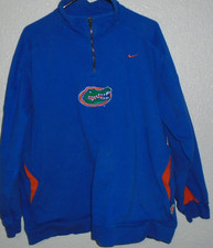 Vintage Team Nike Florida Gators Blue Pullover 1/4 Zip Men  s Sz XL