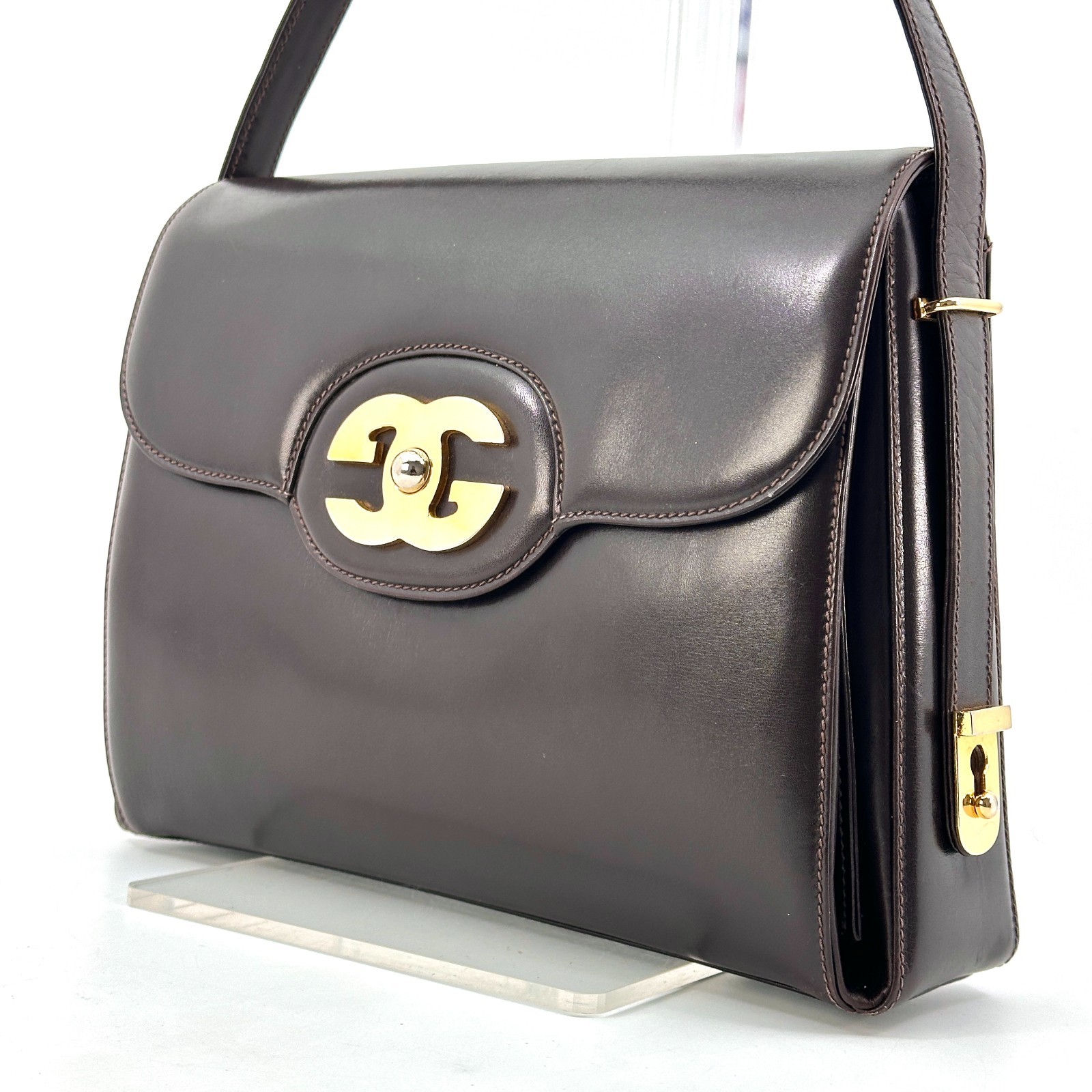 Borsa a tracolla Gucci vintage borsa a mano in pelle autentica 363T0341