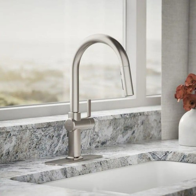 #ad KOHLER Clarus Touchless Pull Down Sprayer Kitchen Faucet in Vibrant Stainless $198.22