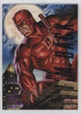 1995 Fleer Marvel Masterpieces Gold Foil Signature Series Daredevil #27 0ba6