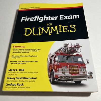 Firefighter Exam for Dummies Tracey, Rock, Lindsay, Bell, Stacy L  VG