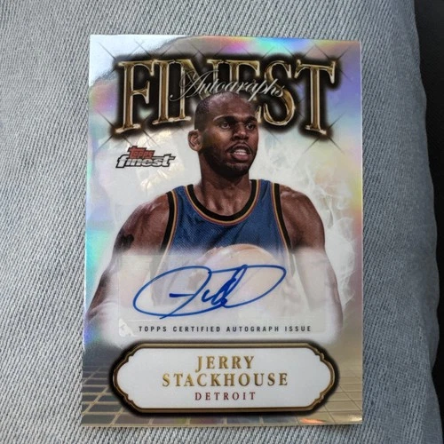 2024 Topps Finest Basketball Refractor Jerry Stackhouse #FA-JST PSA 10