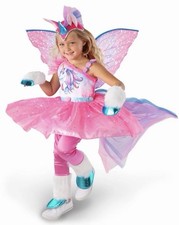 Winged Unicorn Costume Girls Size 7-8 Full Set W/Wings Headpiece  Leg Covers
