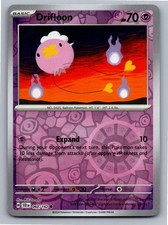 DRIFLOON 60/142 COMMON STELLAR CROWN POKEMON REVERSE HOLO NM
