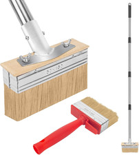 Deck Stain Applicator (60IN) Long Handle Decking Paint Brush for Wooden Floor, D