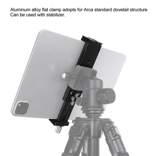 Tablet Phone Tripod Holder Mount Universal Tripod Mount Adapter With Cold AM - Afbeelding 5 van 23