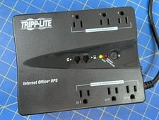 TRIPP-LITE SURGE PROTECTOR POWER SUPPLY INTERNET350SER 6-PLUG 120V SEE VIDEO