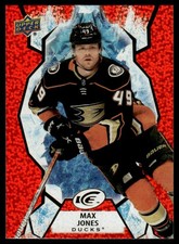 2021-22 Upper Deck Ice Red Max Jones Anaheim Ducks #87