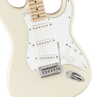 Fender Squier Affinity Series Stratocaster Electric Guitar (Olympic White) New