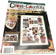 Vtg. Cross Country Stitching Magazine October 1997 20 Projects