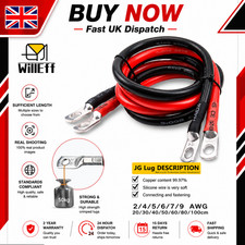 Batterie Wechselrichter Kabel Paar rot schwar...