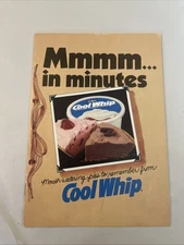 Vintage Cool Whip Booklet 1981 Recipe Mmmm... In Minutes 80s Summer Home Kitchen