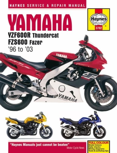 Yamaha YZF600R Thundercat & FZS600 Fazer (96 – 03) Haynes Repair Manual Haynes