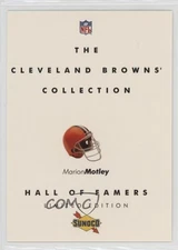 1992 Sunoco Cleveland Browns Hall of Fame Marion Motley #3 HOF 0q3