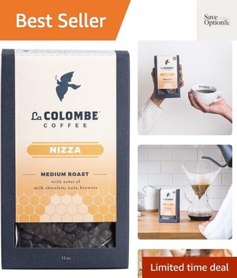 Nizza Medium Roast Whole Bean Coffee - Notes of Milk Chocolate, Nuts & Browni...