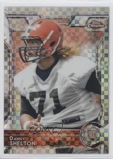 2015 Topps Chrome Rookies Retail X-Fractor Danny Shelton #131 9b4