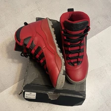 Air Jordan 10 Retro 30th Bulls Over Broadway kids 7 Gym Red 705178 601 Preowned