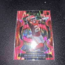2025 Panini Select Pink Shock Prizm Rookie (RC)  #9  Brashard Smith Chiefs