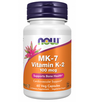 Now Foods Vitamin K2 MK7 100Mcg 60 Vcaps