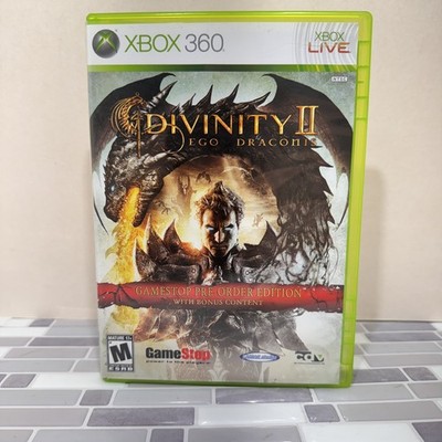 DIVINITY II: EGO DRACONIS 2 (Xbox 360) Gamestop Preorder edition Case & Disc