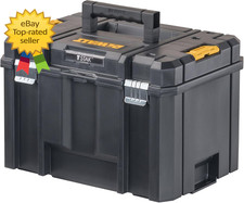 Extra Large Tool Box Removable Tray Water Debris Resistant Heavy Duty Storage Ca