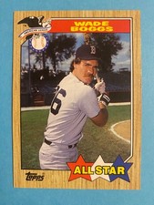 1987 TOPPS WADE BOGGS ALL-STAR TEAM--BOSTON RED SOX- #608 NM++   FREE DELIVERY