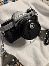 Canon AE-1 Program 35mm Film Camera w/ Flash  Case