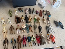 Vintage Star Wars Action Figures Kenner Lot (42) Accessories Luke Vader R2d2