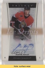 2005-06 Upper Deck Trilogy Ice Scripts Martin Havlat #IS-HA Auto READ 4u7