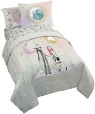 Jay Franco Disney Nightmare Before Christmas Twin Comforter Set 5 Piece, Multi