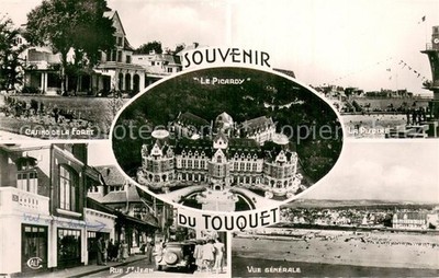 Le Touquet-Paris-Plage Casino de la Foret Le Picardy La Piscine Rue St Jean Vue 