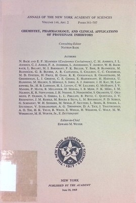 The Chemistry of Proteases; in: Chemistry, Pharmacology, and Clinical Applicatio
