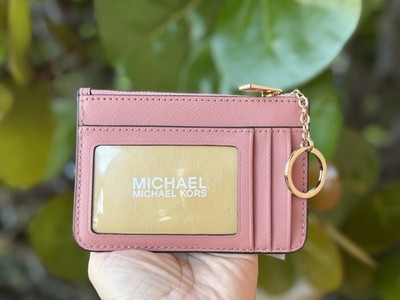 Michael Kors Jet Set Travel Small Coin Pouch ID Key Holder Wallet