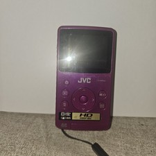 JVC GC-FM1VU HD Memory Camera Camcorder Purple with Box, Cables, Instructions