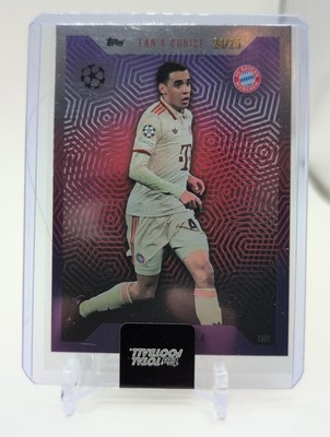 24/25 Topps Total Football Jamal Musiala Fan's Choice /25 Purple Bayern- Germany