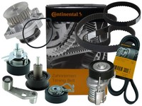 Conti Zahnriemen Keil.Riemen +Rollen Satz Spanner Wapu VW Seat Skoda 1.4 M.Klima