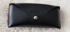 Black Sunglasses Case Snap Closure Eyeglasses Case Travel Holder