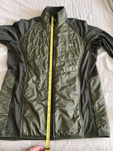 Icebreaker Merino GT Jacket Mens L Green Wool Polyester Packable Hiking *Read* - Picture 10 of 12