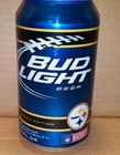 Pittsburgh Steelers Bud Light 12 oz beer can Anheuser-Busch Company 2011 - EMPTY — photo 1