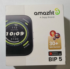 Amazfit (A2215-WHITE) BIP 5 Smart Watch, Cream White