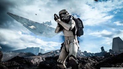 Star Wars stormtrooper cgi destroyer ships Custom Gaming Mat Desk 3929